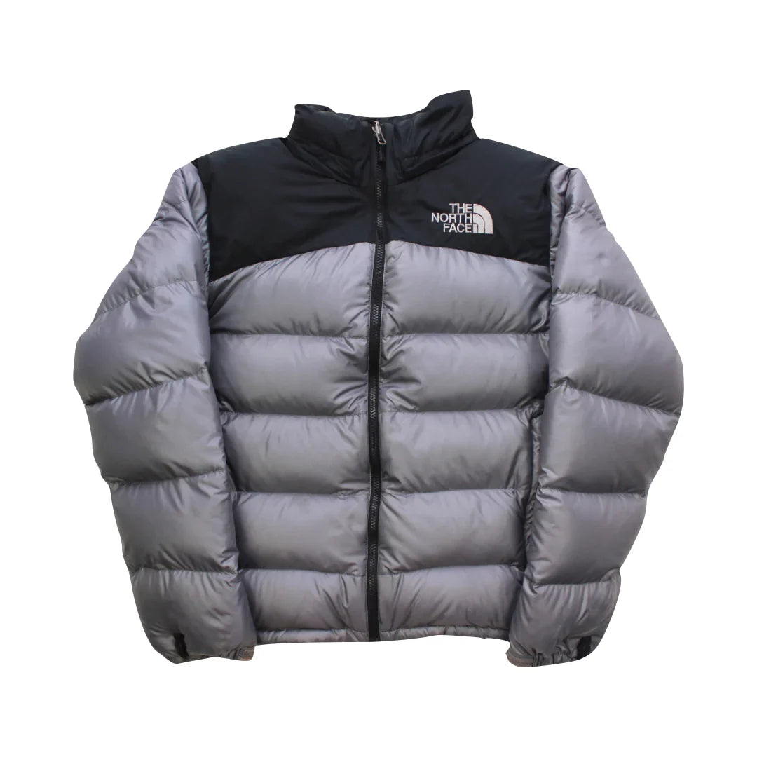 The North Face Grey N2 Puffer Jacket WITH STAIN