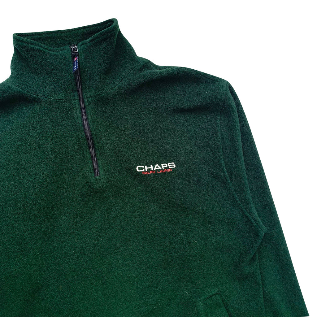Ralph Lauren Chaps Forest Green 1/4 Zip Fleece