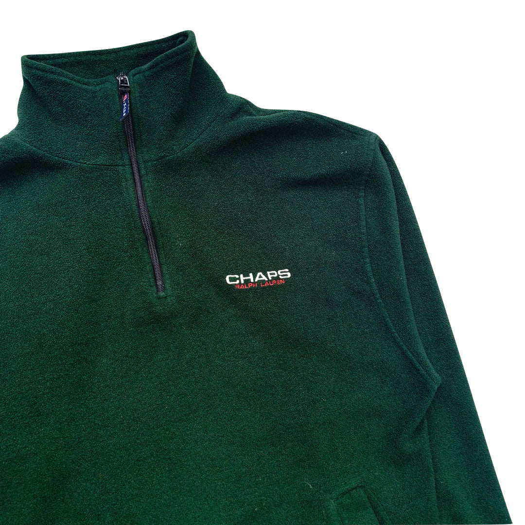 Ralph Lauren Chaps Forest Green 1/4 Zip Fleece