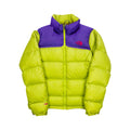 The North Face Women’s Lime Green and Purple Puffer Jacket