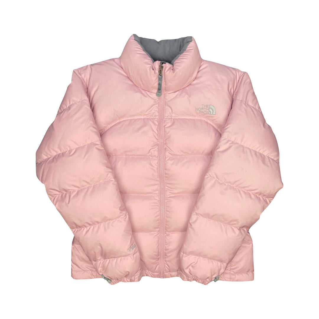 The North Face Womens Baby Pink Puffer Jacket