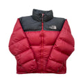 The North Face Light Maroon Red Puffer Jacket