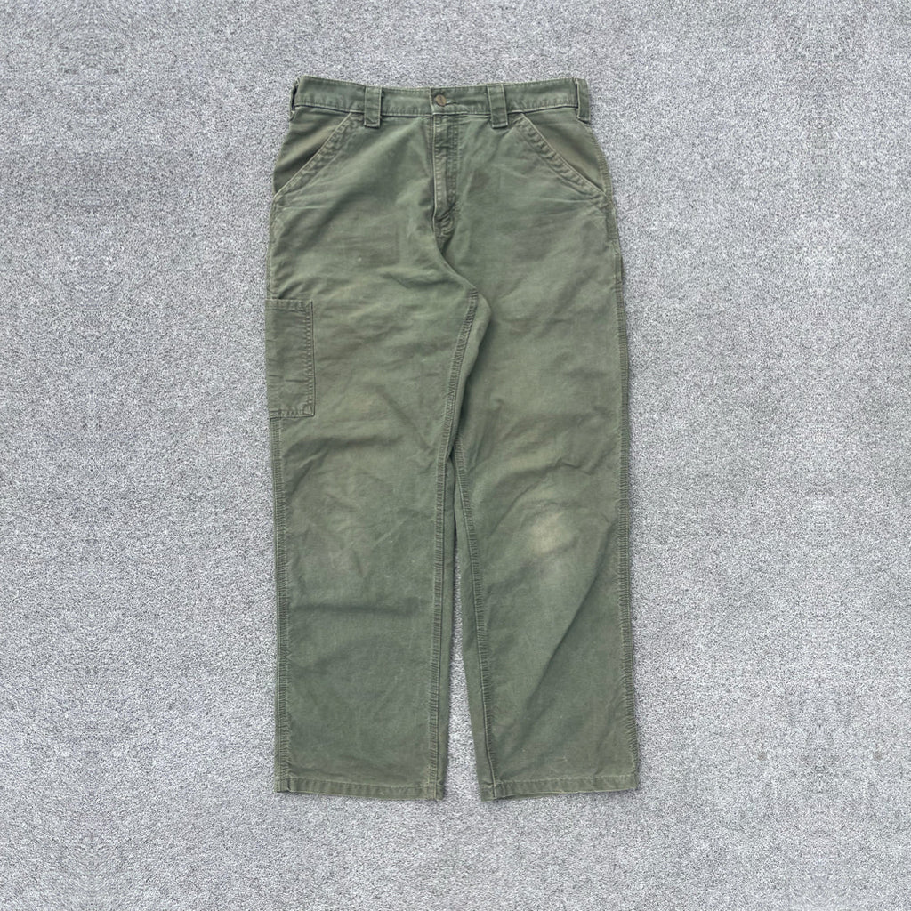 Vintage Carhartt Green Carpenter Trousers
