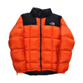 The North Face Orange Lhotse Summit Series Puffer Jacket