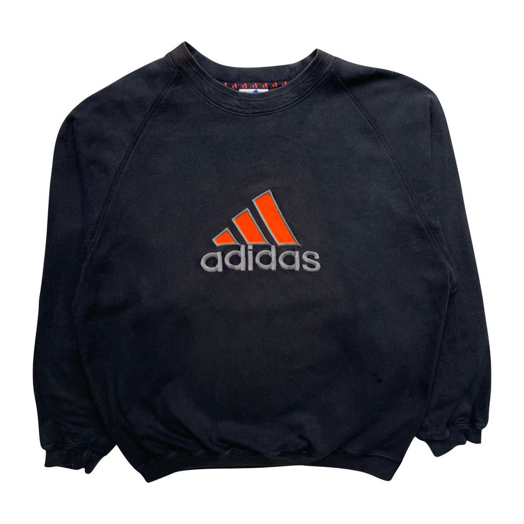 Adidas Black & Orange Sweatshirt
