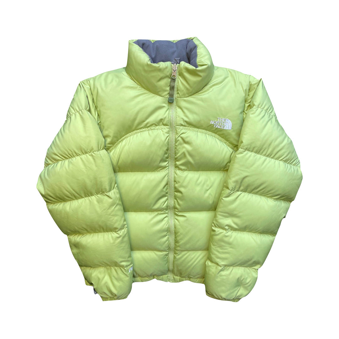 The North Face Womens Pastel Green Puffer Jacket