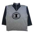 Champion Grey 1/4 Zip Sweatshirt