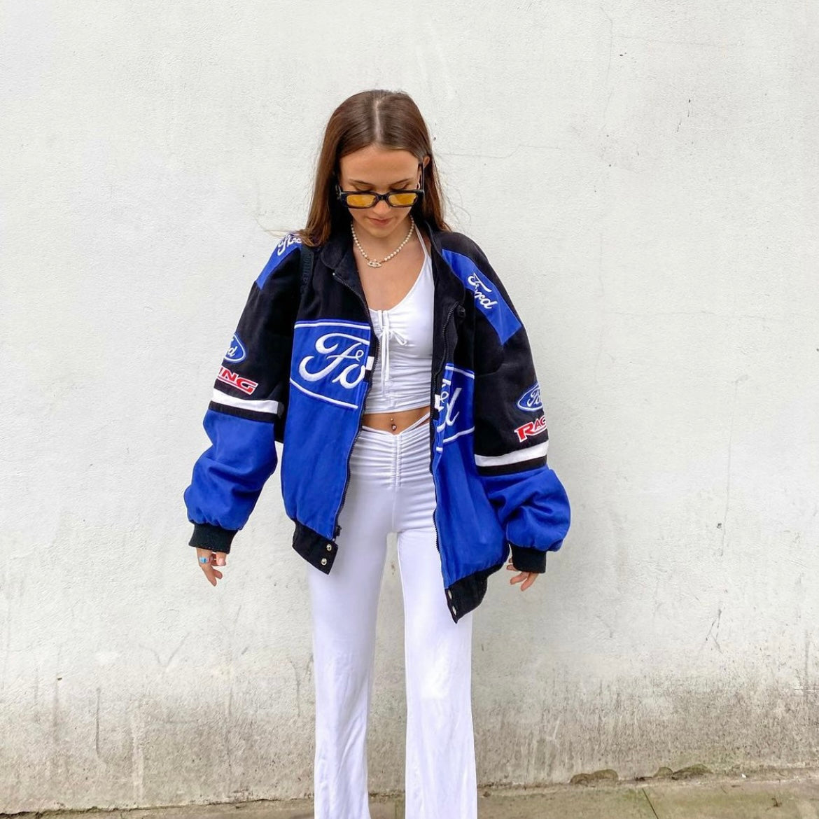 Vintage Ford Racing Nascar Racing Jacket