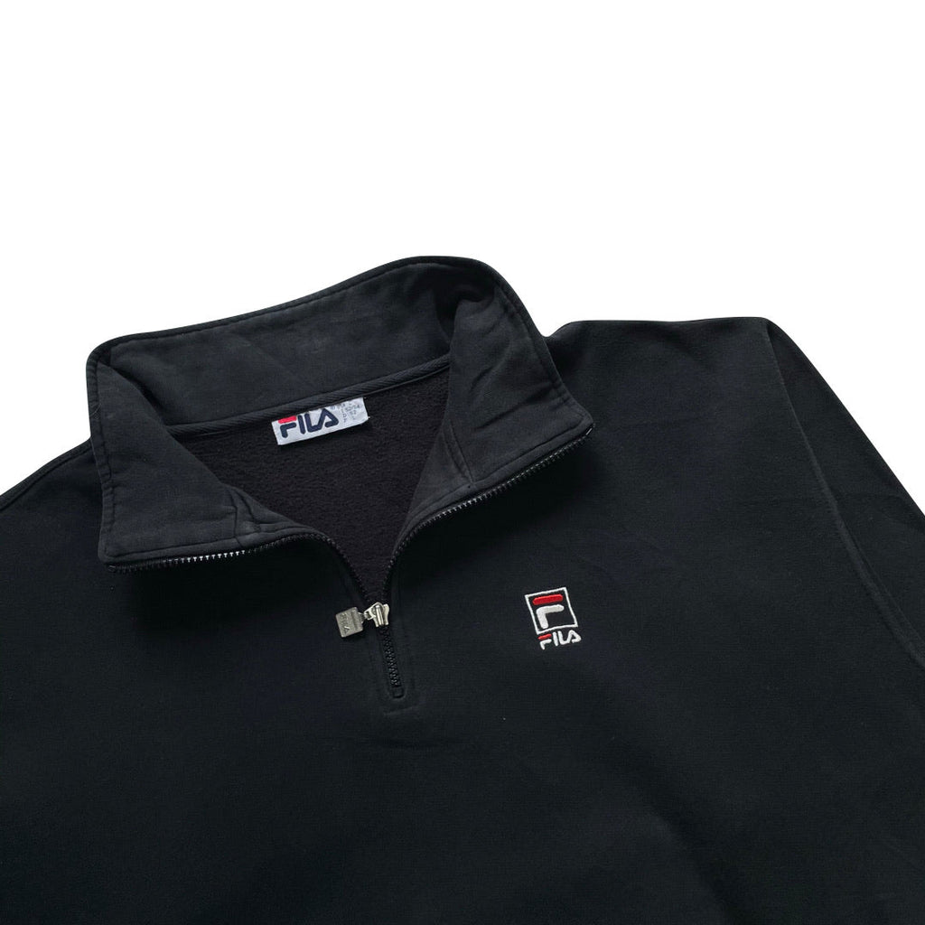 Fila Black 1/4 Zip Sweatshirt