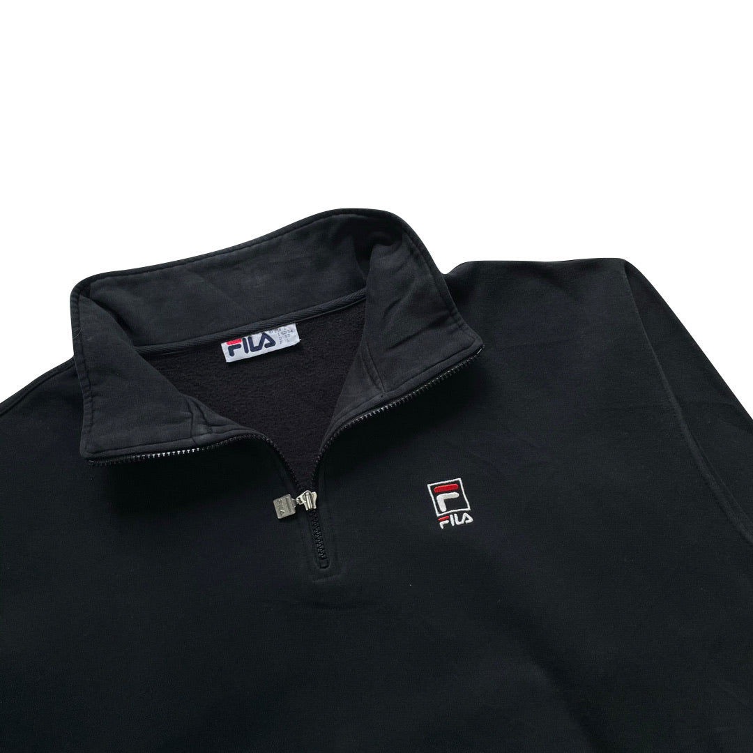 Fila Black 1/4 Zip Sweatshirt