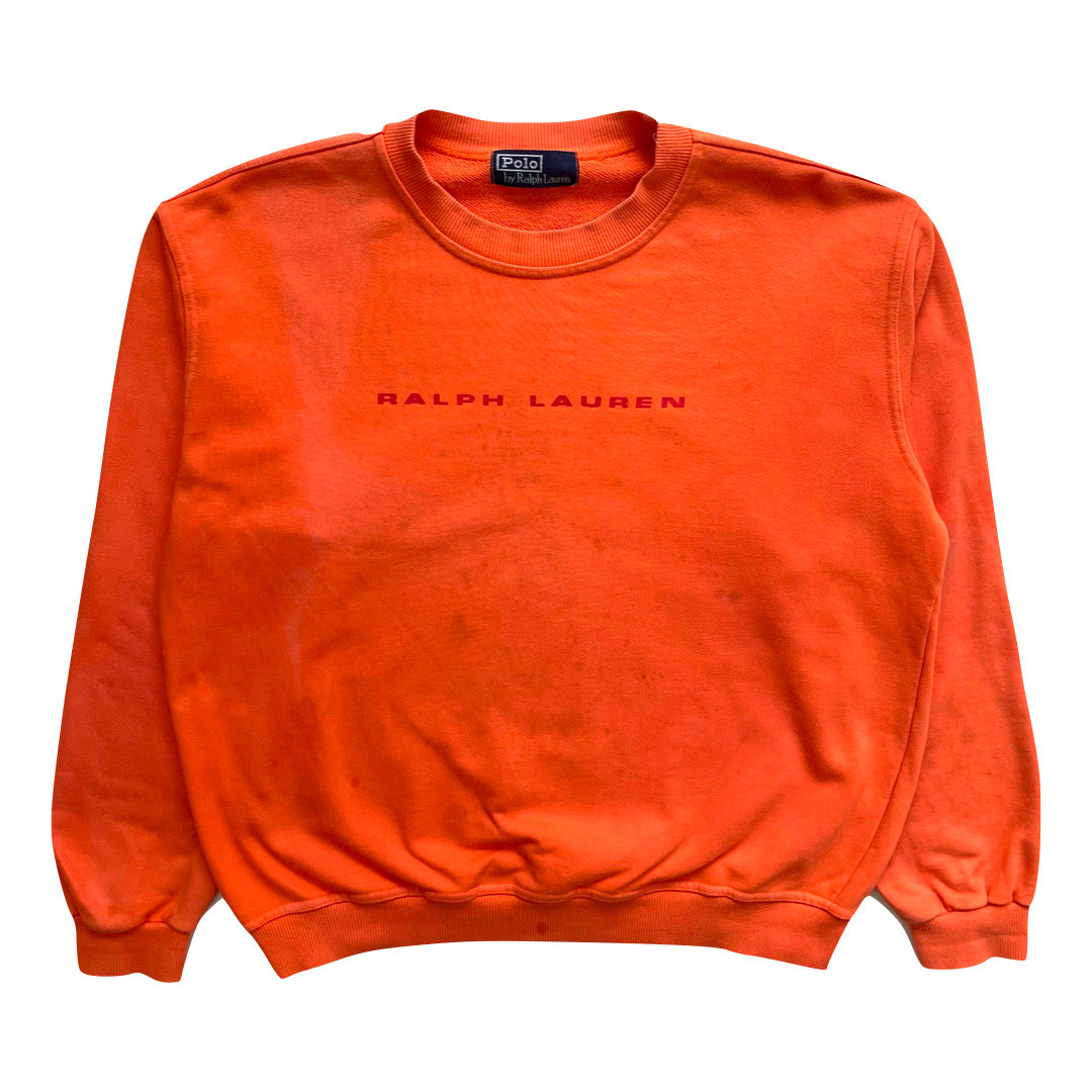 Ralph Lauren Polo Sport Orange Sweatshirt WITH MARK