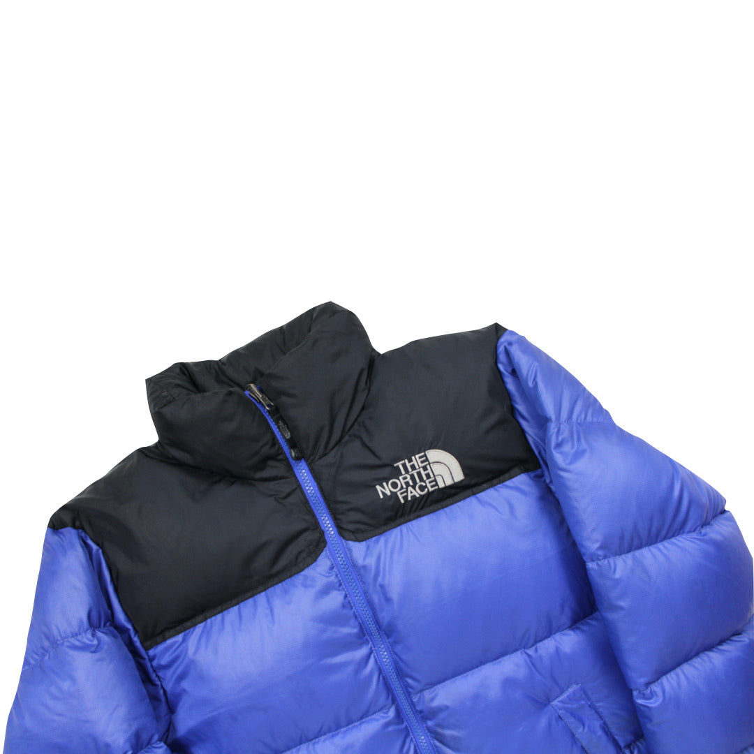 The North Face Light Purple Puffer Jacket WITH STAIN AND REPAIR