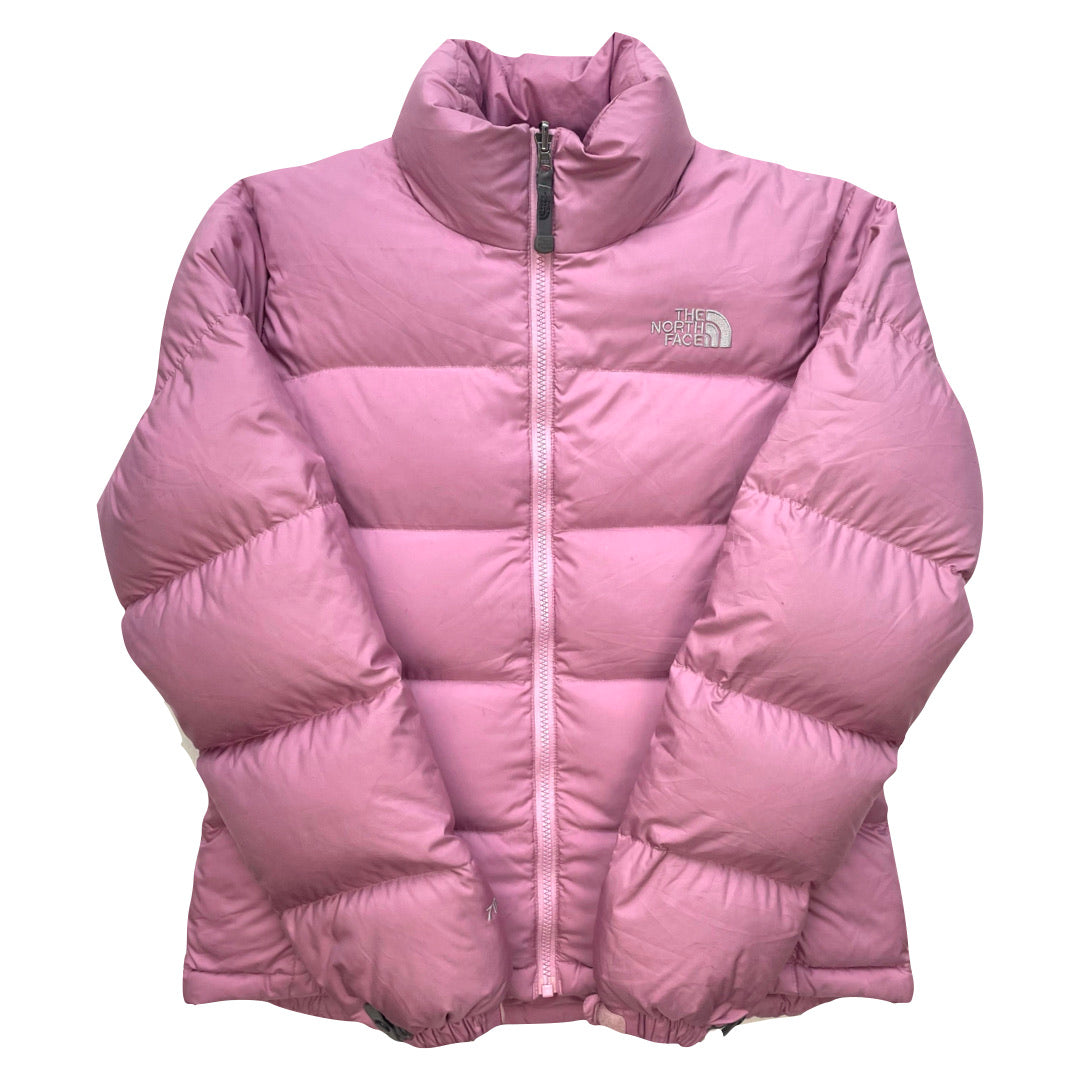 The North Face Womens Baby Pink Puffer Jacket