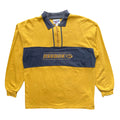 Reebok Yellow & Navy Blue 1/4 Zip Sweatshirt