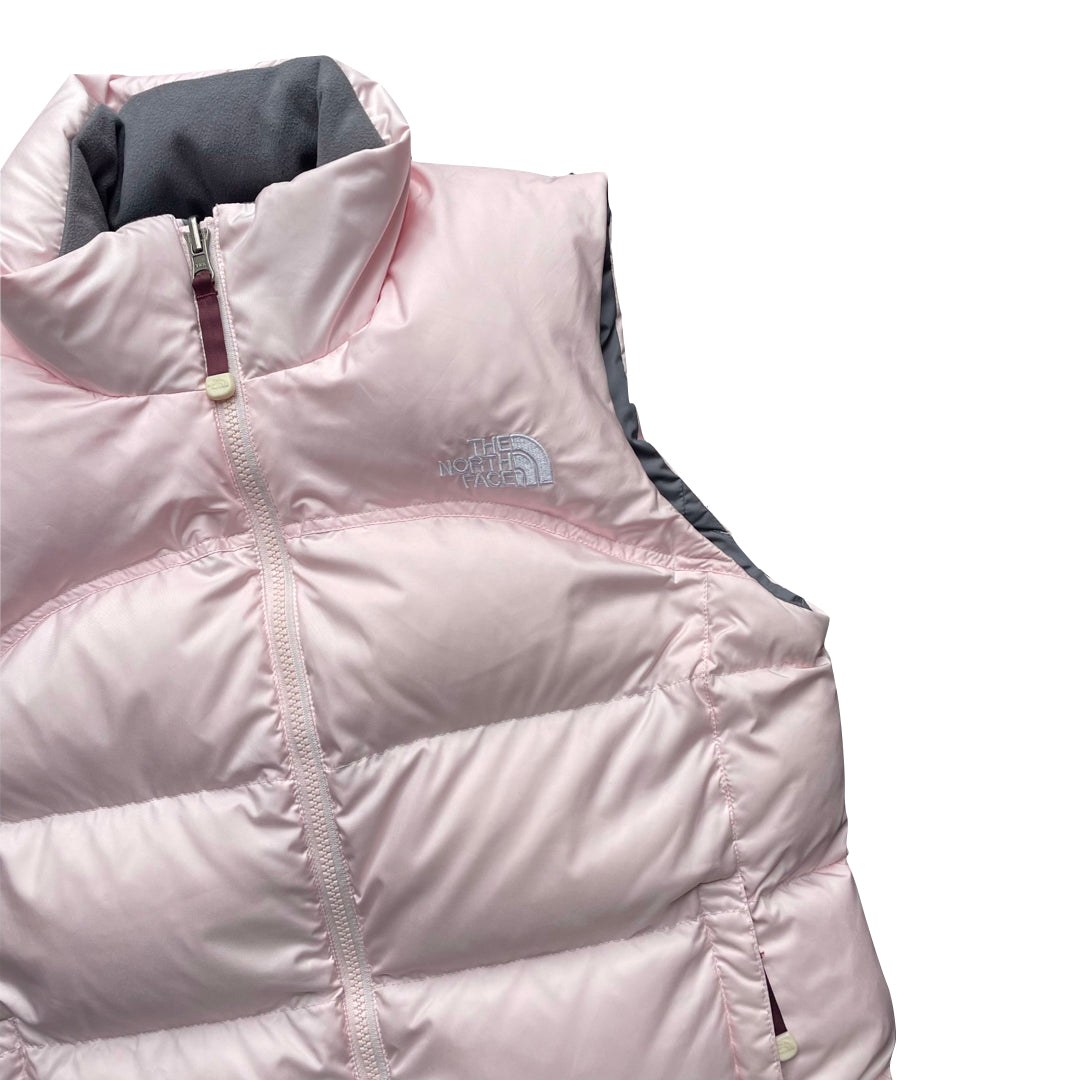 The North Face Women's Baby Pink Gilet Puffer Jacket