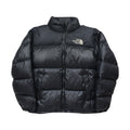The North Face Black Puffer Jacket WITH PATCHES