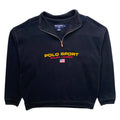 Polo Sport Black 1/4 Zip Sweatshirt