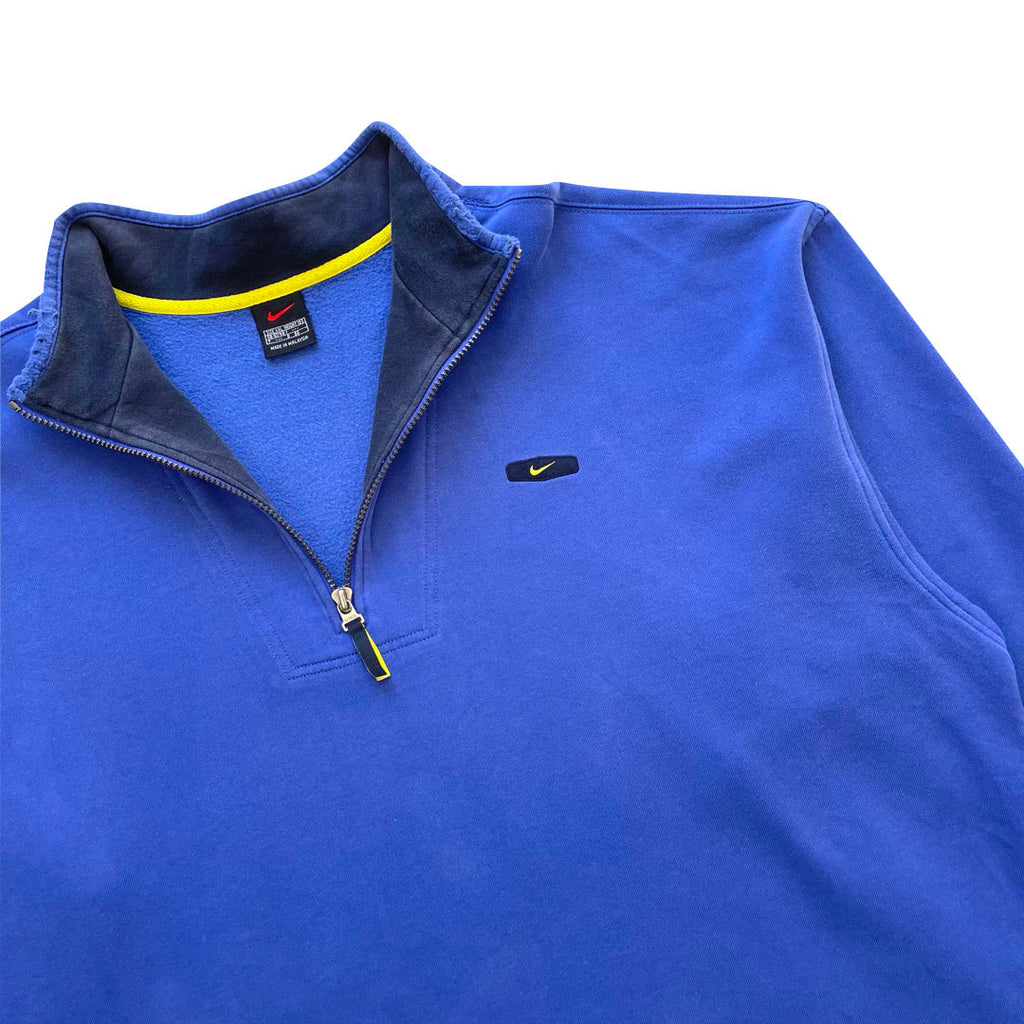 Nike Blue 1/4 Zip Sweatshirt