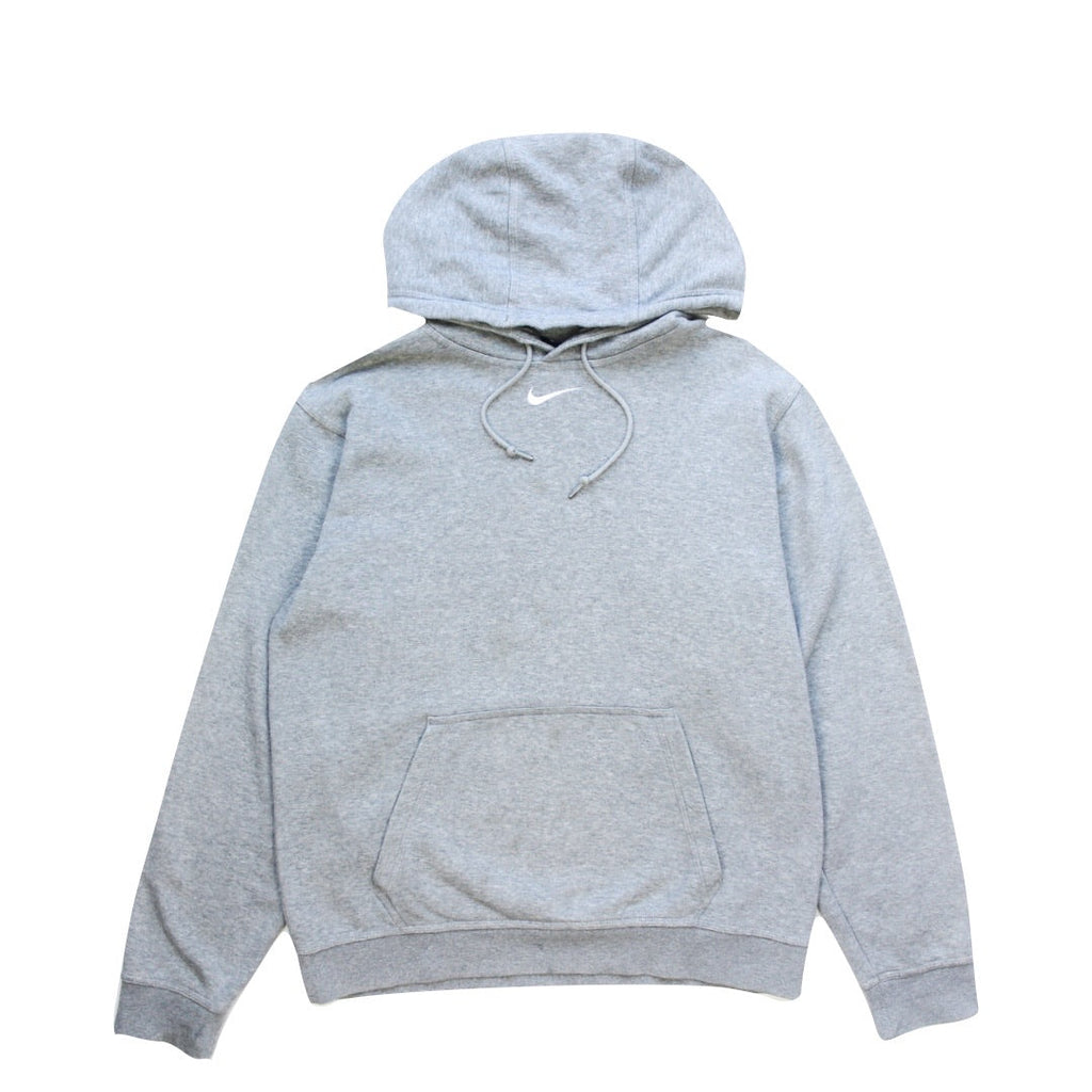 Nike Grey Center Logo Hoodie Sweatshirt
