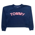 Tommy Hilfiger Navy Crop-Top Sweatshirt WOMEN’S