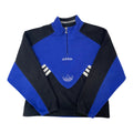 Adidas Blue 1/4 Zip Fleece Sweatshirt