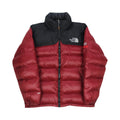 The North Face Light Maroon Red Summit Series Puffer Jacket