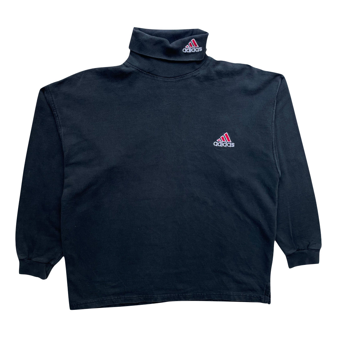 Adidas Black Turtle Neck Sweatshirt