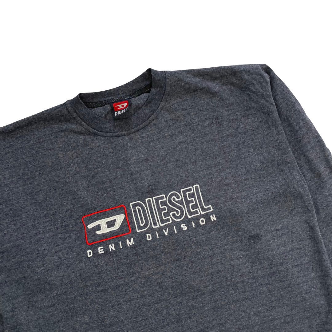 Diesel Blue Long Sleeve T-shirt