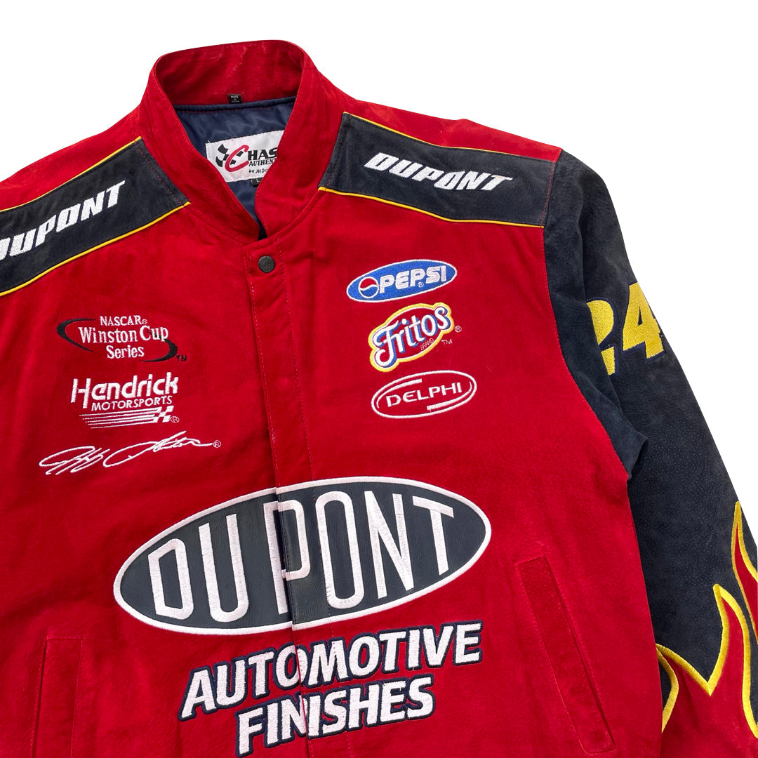Vintage DuPont Suede Nascar Racing Jacket