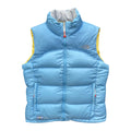 The North Face Women’s Baby Blue & Yellow Gilet Puffer Jacket