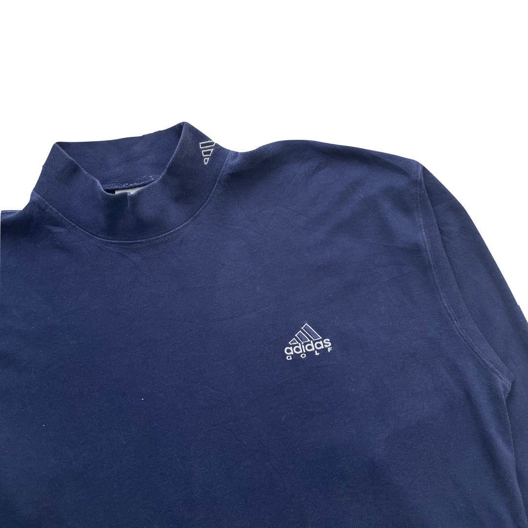 Adidas Navy Blue Turtle Neck Sweatshirt