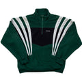 Adidas Green 1/4 Zip Fleece Sweatshirt