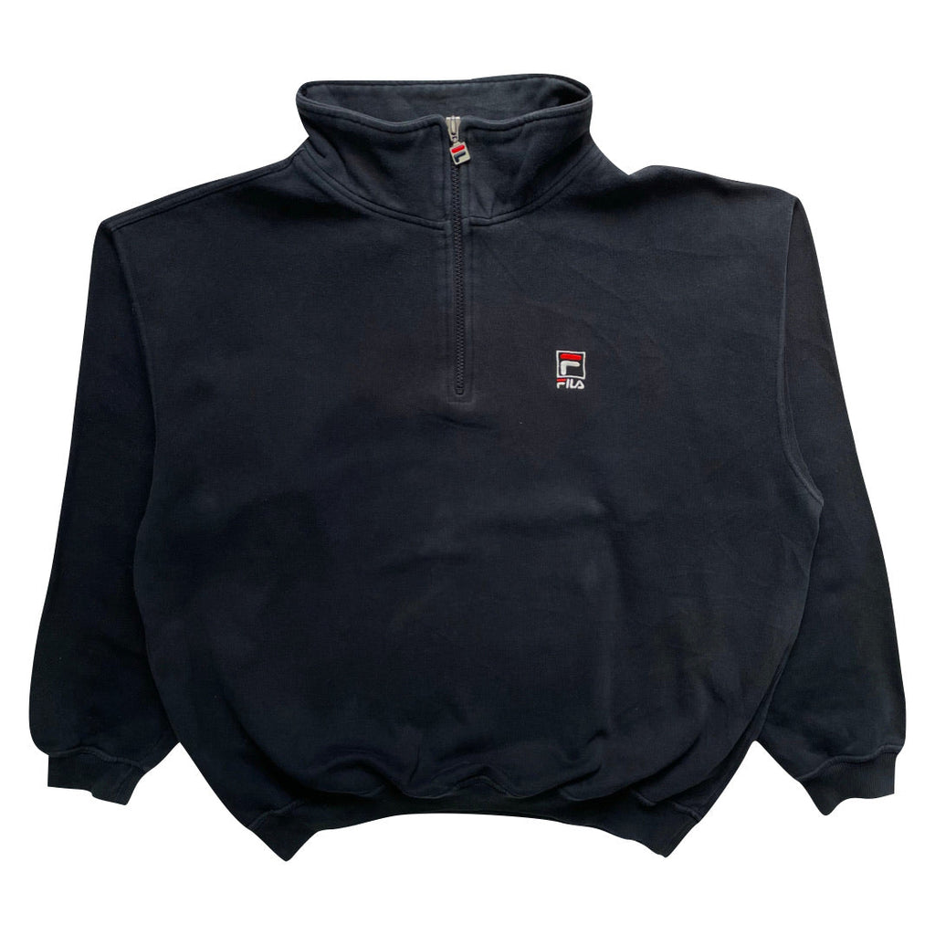 Fila Black 1/4 Zip Sweatshirt