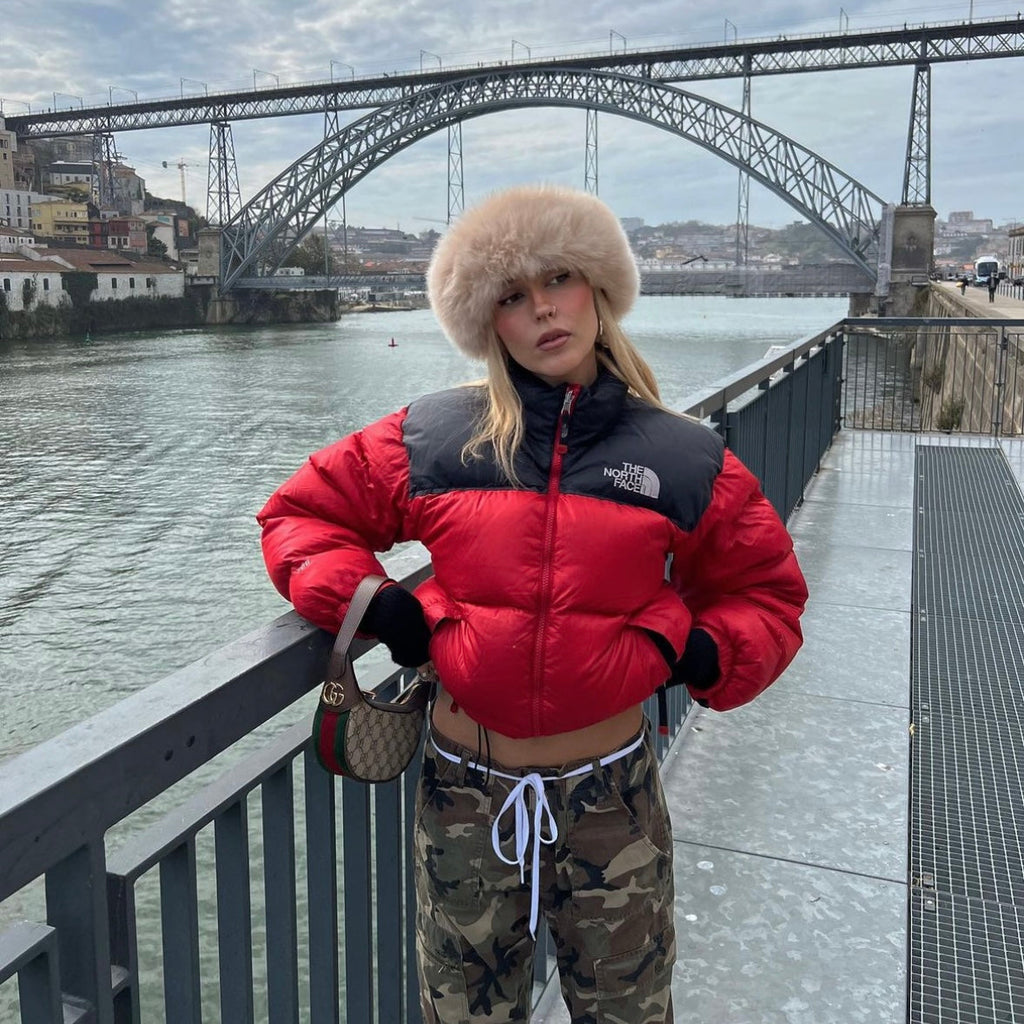 The North Face Red Puffer Jacket