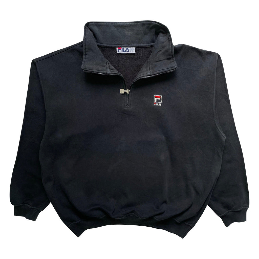 Fila Black 1/4 Zip Sweatshirt