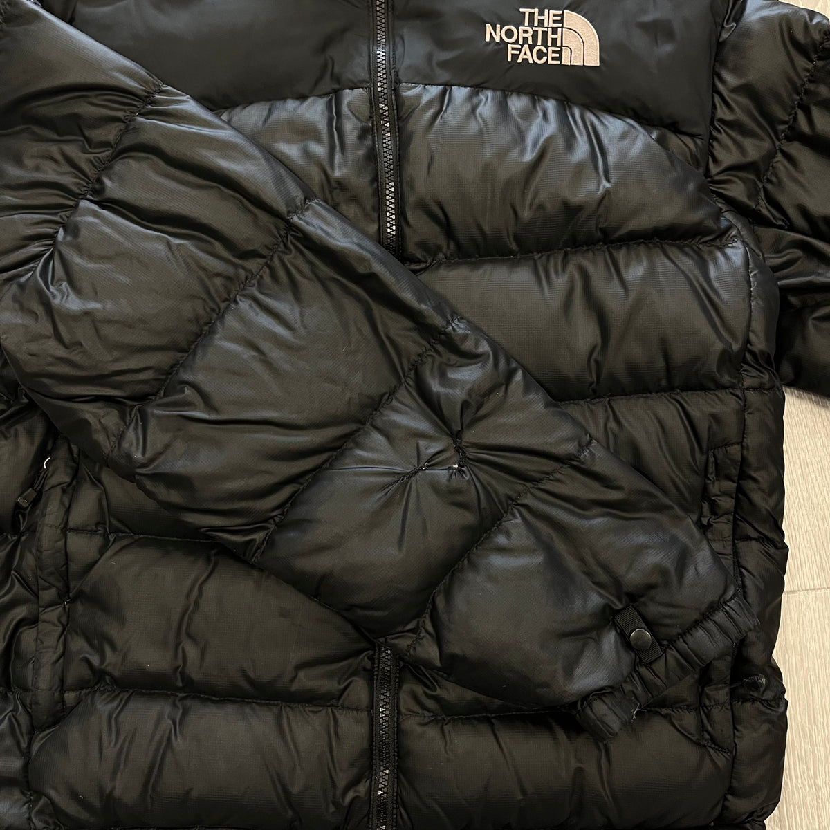 The North Face N2 Black Puffer Jacket WITH REPAIR