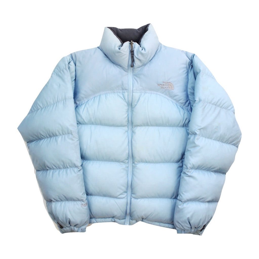 The North Face Womens Baby Blue Puffer Jacket