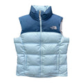 The North Face Women’s Baby Blue Two Tone Gilet Puffer Jacket