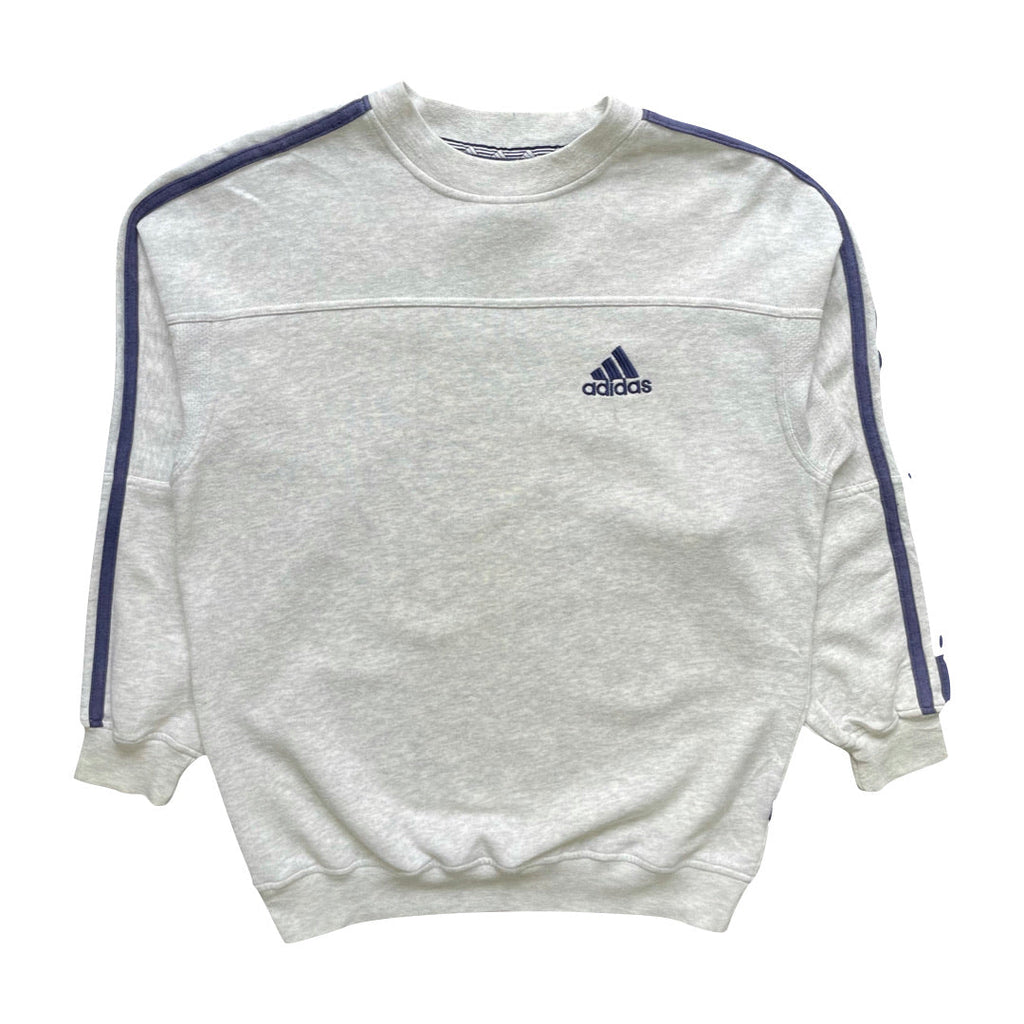 Adidas Grey & Navy Sweatshirt