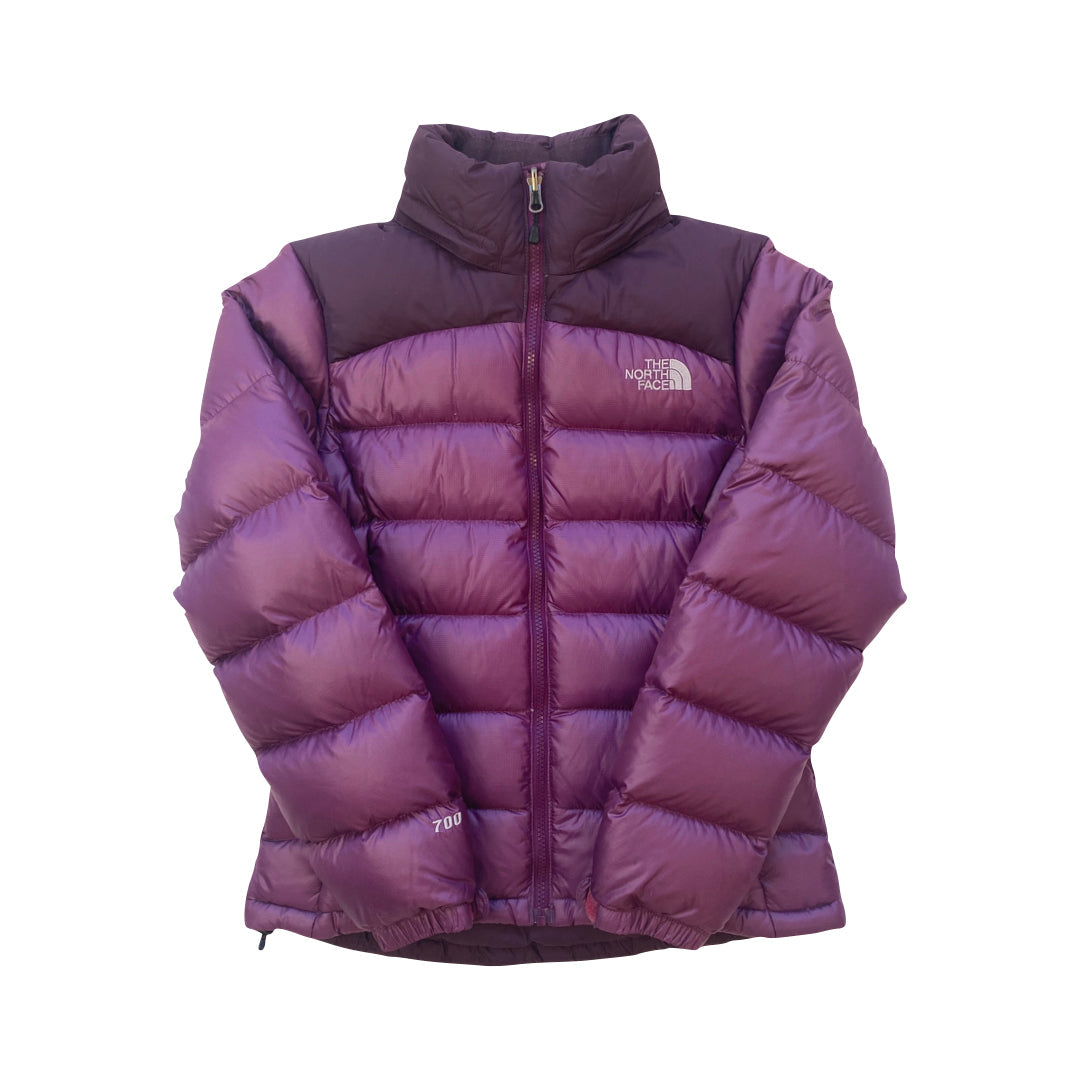 The North Face Womens Purple Puffer Jacket