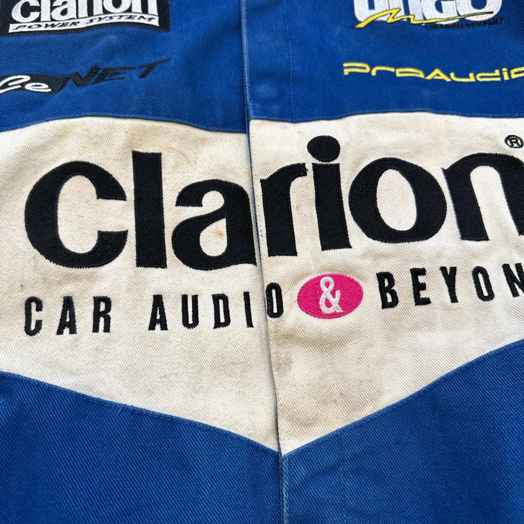 Vintage Clarion Nascar Racing Jacket