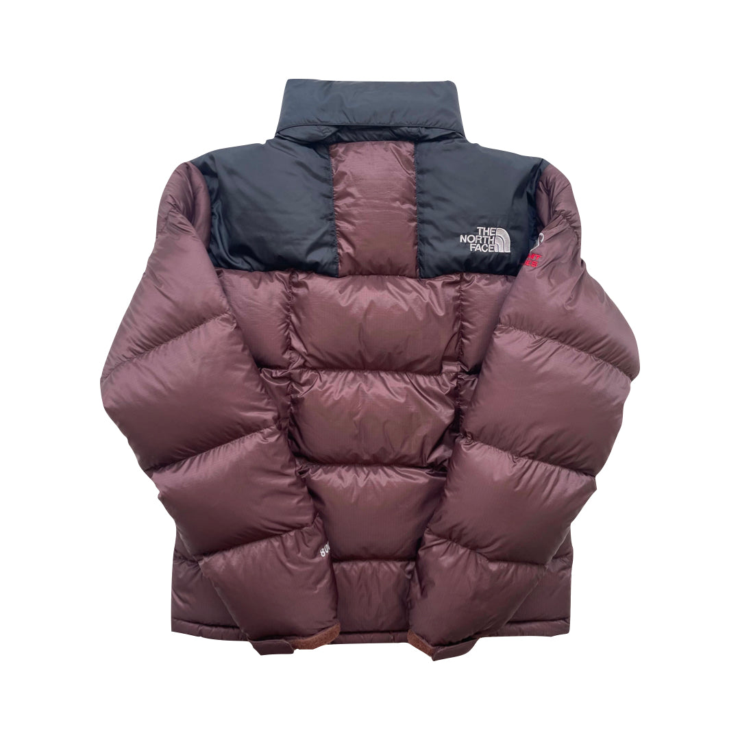The North Face Lhotse Maroon Brown Puffer Jacket
