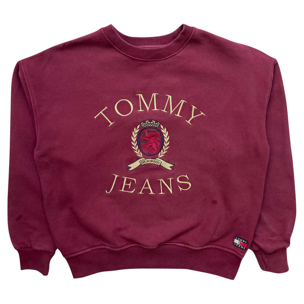 Tommy Hilfiger Maroon Red Sweatshirt