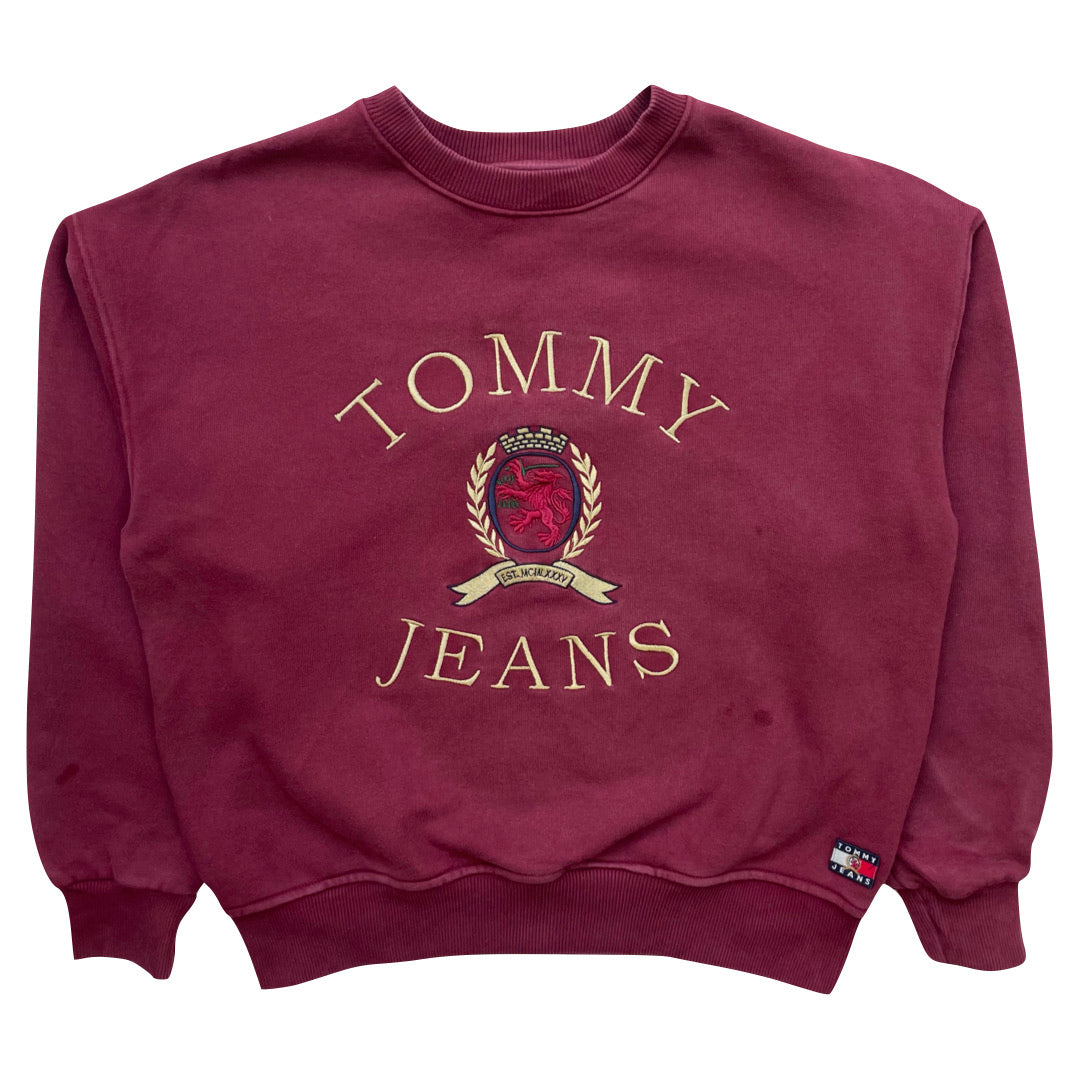 Tommy Hilfiger Maroon Red Sweatshirt