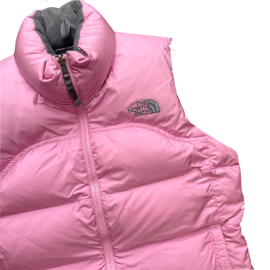 The North Face Women's Baby Pink Gilet Puffer Jacket