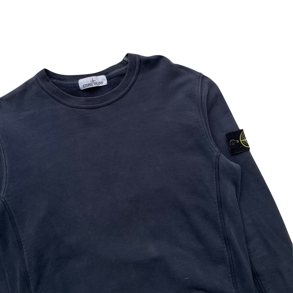 Stone Island Navy Blue Sweatshirt