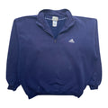 Adidas Navy Blue 1/4 Zip Sweatshirt