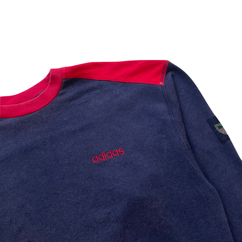 Adidas Navy Blue & Red Sweatshirt