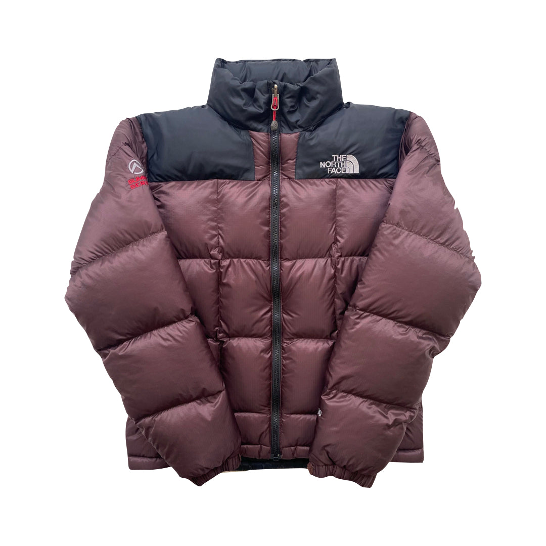 The North Face Lhotse Maroon Brown Puffer Jacket