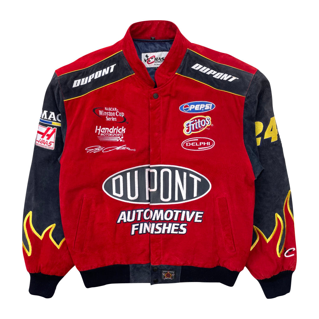 Vintage DuPont Suede Nascar Racing Jacket
